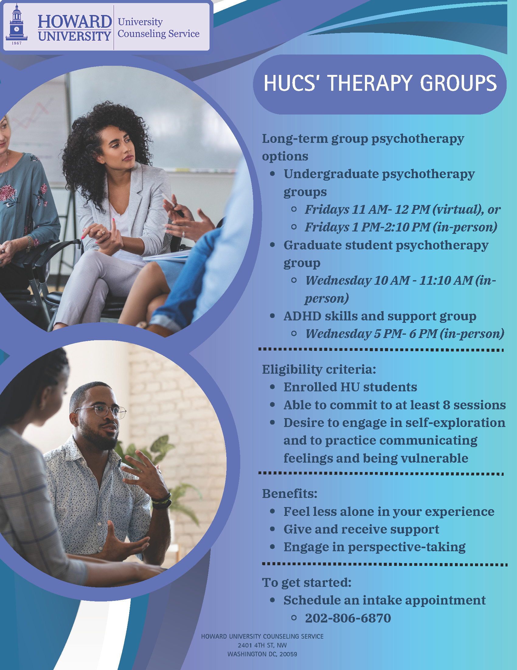 UCS Psychotherapy Groups