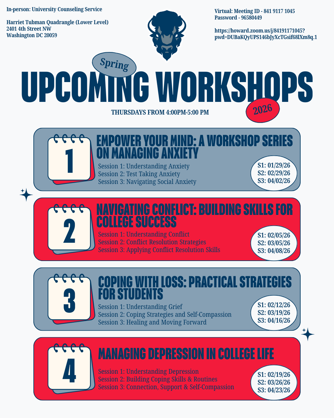 UCS Upcoming Workshops for SP 2026