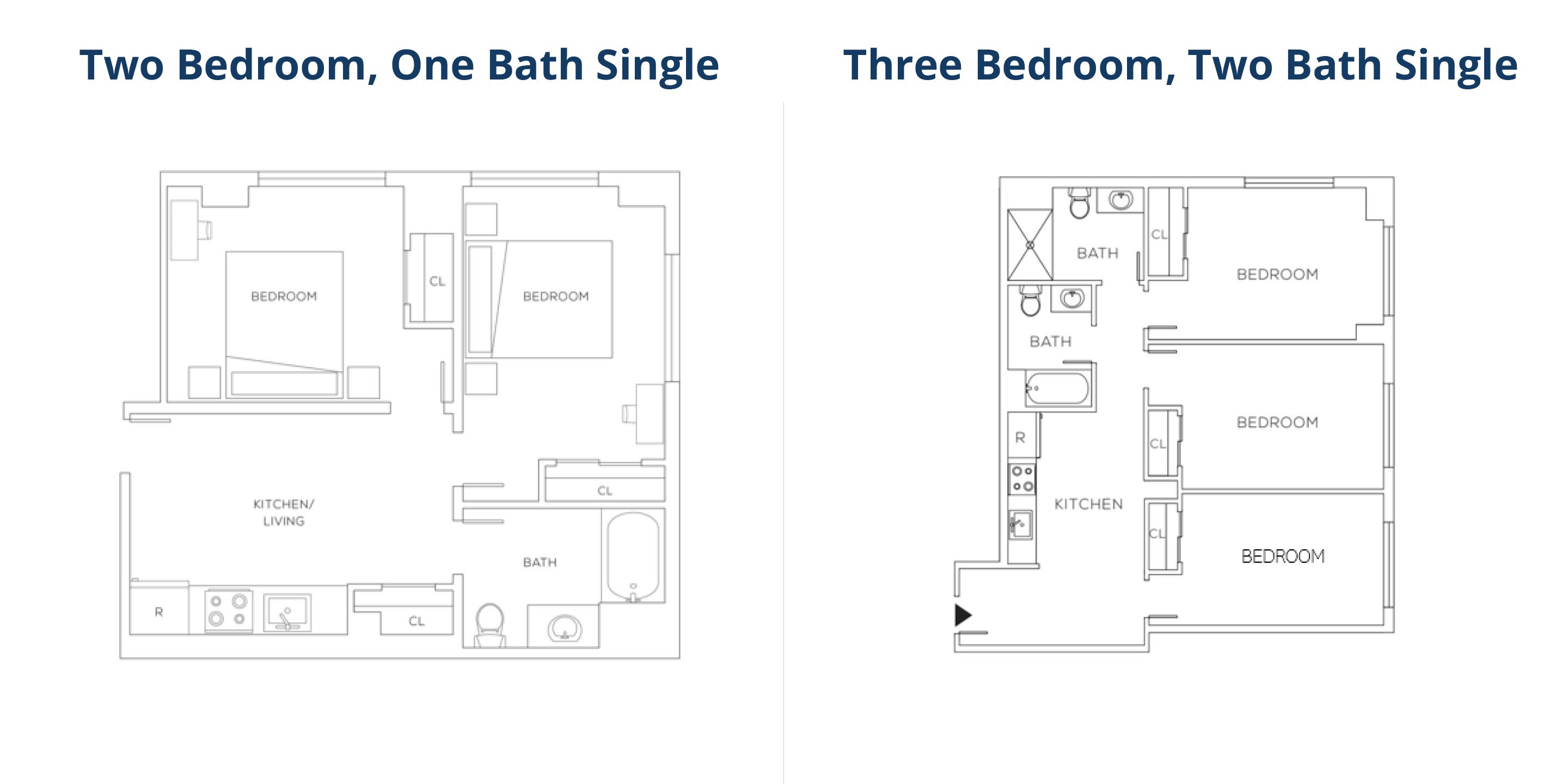 The Lanes floor plans