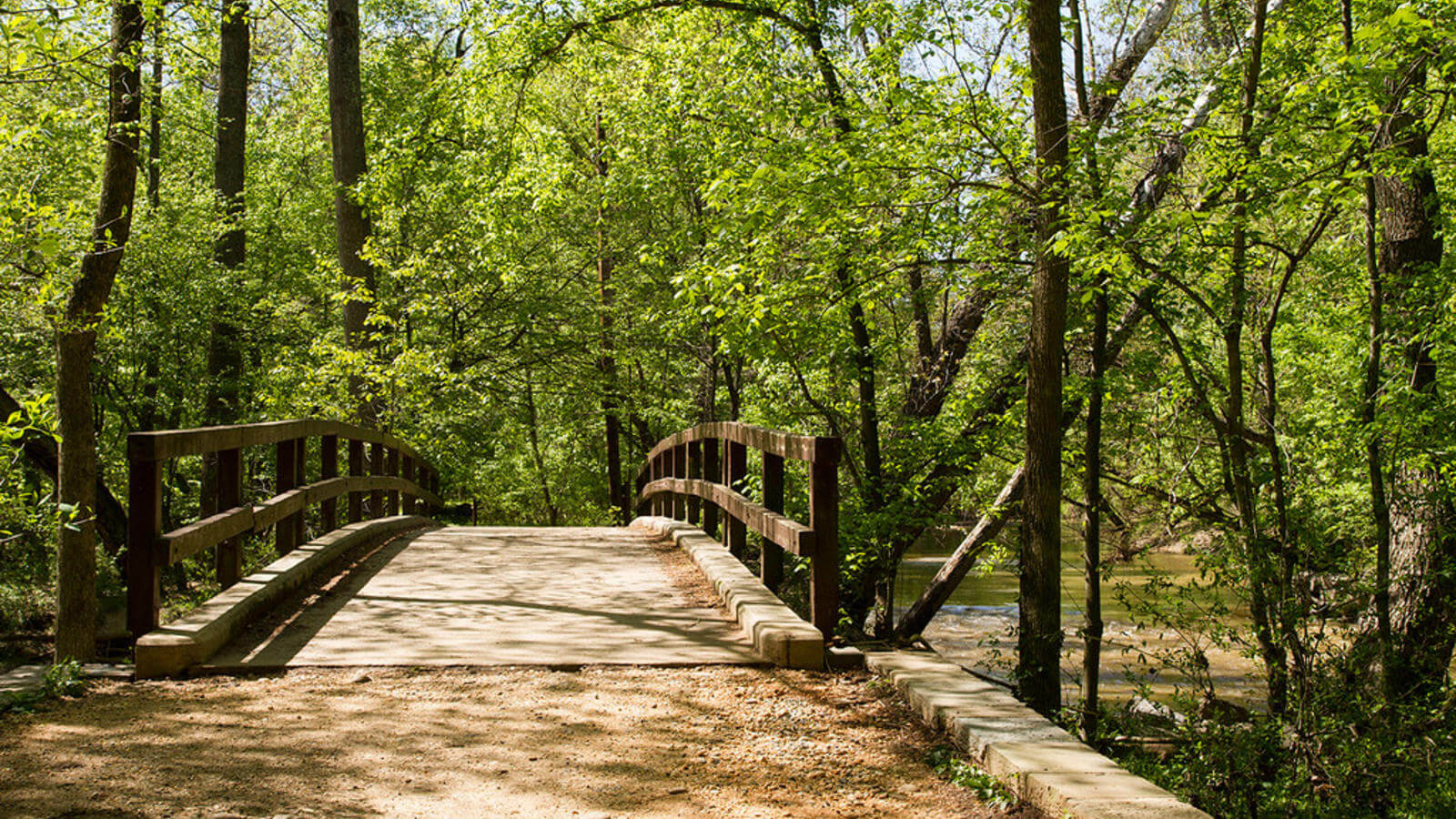 Boundary Bridge in Rock Creek Park, DC.