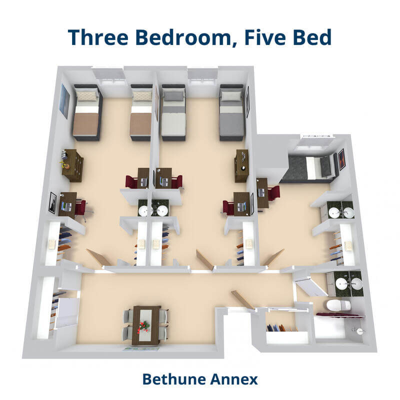 Bethune floor plan