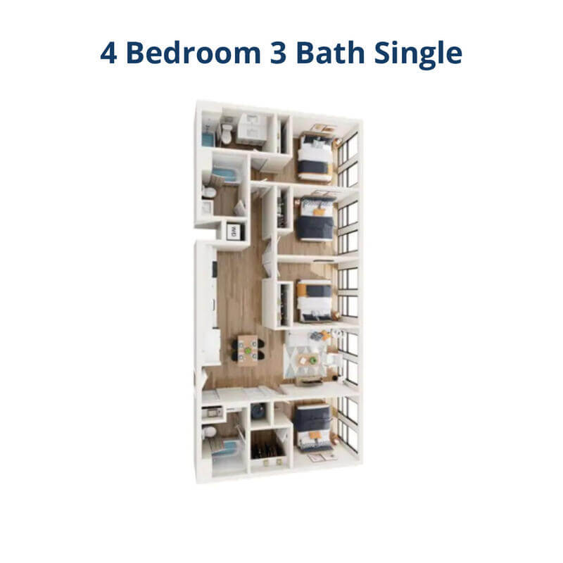 Clover floor plan